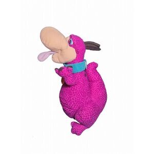 1993 Mattel Flintstone Pet Dino Plush Purple TV Character Universal City 12 Inch